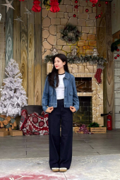 Куртка-рубашка Uniqlo на пуговицах 1159849446 (Синий S)