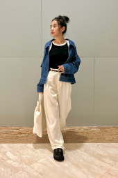 Куртка-рубашка Uniqlo на пуговицах 1159849446 (Синий S)