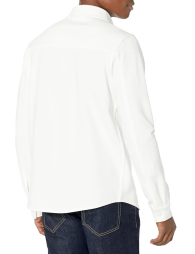 Мужская куртка-рубашка GUESS на кнопках 1159849539 (Белый L)