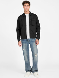 Мужская куртка-рубашка GUESS на молнии 1159850091 (Черный XL)