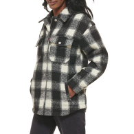 Жіноча куртка-сорочка Levi's 1159850662 (Чорний/Білий XXL)