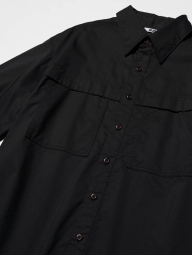 Легка куртка-сорочка Uniqlo на гудзиках 1159851131 (Чорний L)