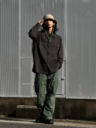 Легка куртка-сорочка Uniqlo на гудзиках 1159851131 (Чорний L)