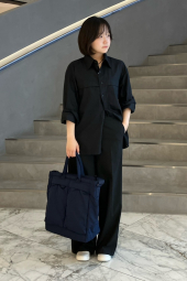 Легка куртка-сорочка Uniqlo на гудзиках 1159851131 (Чорний L)