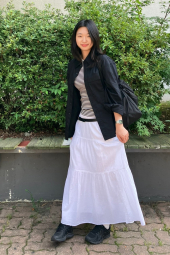 Легка куртка-сорочка Uniqlo на гудзиках 1159851131 (Чорний L)