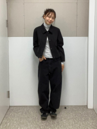 Куртка-рубашка Uniqlo на пуговицах 1159852075 (Черный M)