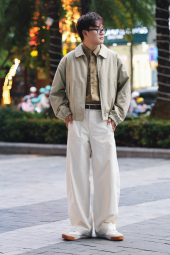 Легка куртка-сорочка Uniqlo на гудзиках 1159852473 (Коричневий XL)