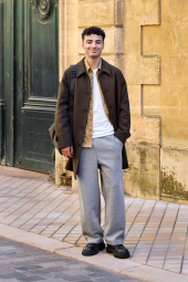 Легка куртка-сорочка Uniqlo на гудзиках 1159852473 (Коричневий XL)