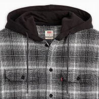 Мужская куртка-рубашка Levi's с капюшоном 1159852627 (Черный/Белый M)