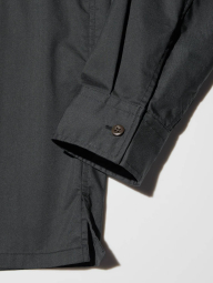 Лёгкая куртка-рубашка Uniqlo на пуговицах 1159854236 (Серый M)