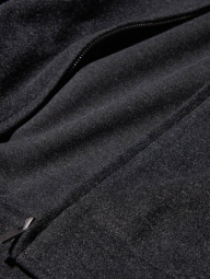 Куртка-сорочка оверсайз UNIQLO на блискавці 1159855090 (Сірий L)