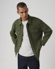 Мужская куртка-рубашка Levi's 1159857076 (Зеленый XL)