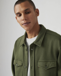 Мужская куртка-рубашка Levi's 1159857076 (Зеленый XL)