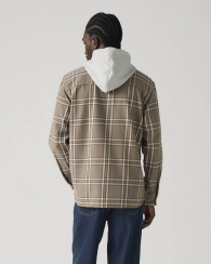 Чоловіча куртка-сорочка Levi's з капюшоном 1159861519 (Коричневий XXL)