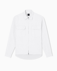 Куртка-рубашка Armani Exchange на молнии 1159861913 (Серый XXL)