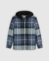 Чоловіча куртка-сорочка Levi's з капюшоном 1159862330 (Синій XXL)