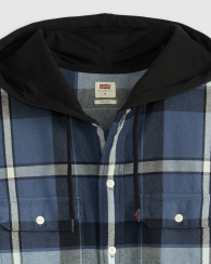 Чоловіча куртка-сорочка Levi's з капюшоном 1159862330 (Синій XXL)