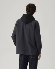 Мужская куртка-рубашка Levi's с капюшоном 1159909305 (Черный L)