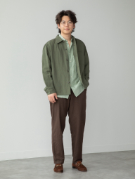 Куртка-рубашка UNIQLO на пуговицах 1160676049 (Зеленый XL)