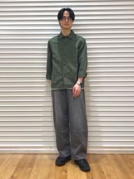 Куртка-рубашка UNIQLO на пуговицах 1160676049 (Зеленый XL)