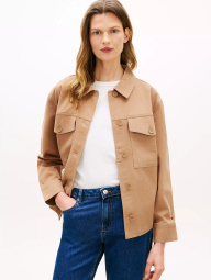 Женская куртка-рубашка Tommy Hilfiger 1162468223 (Коричневый M)