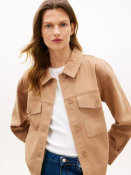 Женская куртка-рубашка Tommy Hilfiger 1162468223 (Коричневый M)