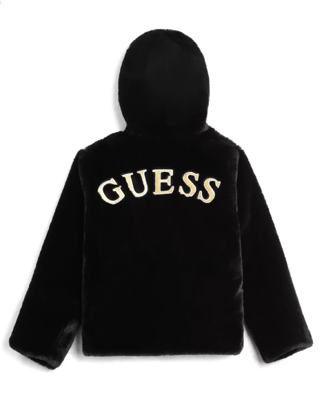 Детская куртка GUESS из экомеха 1159840272 (Черный 16)