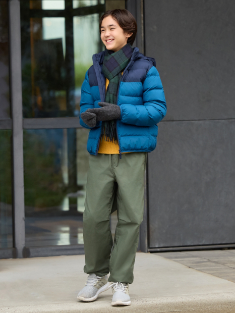 Детская куртка UNIQLO PUFFERTECH 1159846132 (Синий 155-165)
