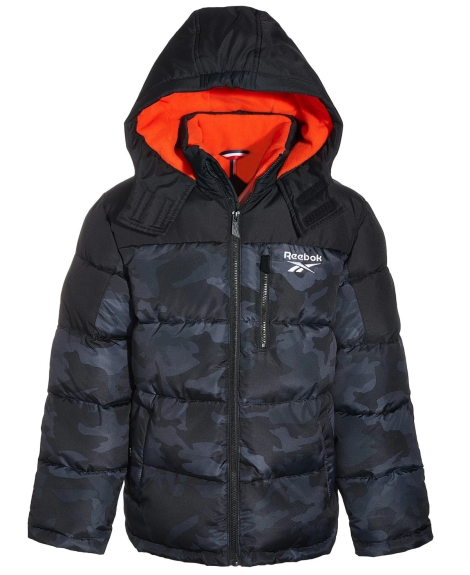 Дитяча куртка Reebok 1159847378 (Чорний/Сірий M)