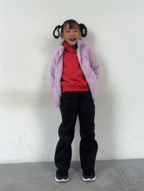 Детская мягкая куртка UNIQLO из искусственного меха 1159856884 (Сиреневый 13) на рост 155-165 см