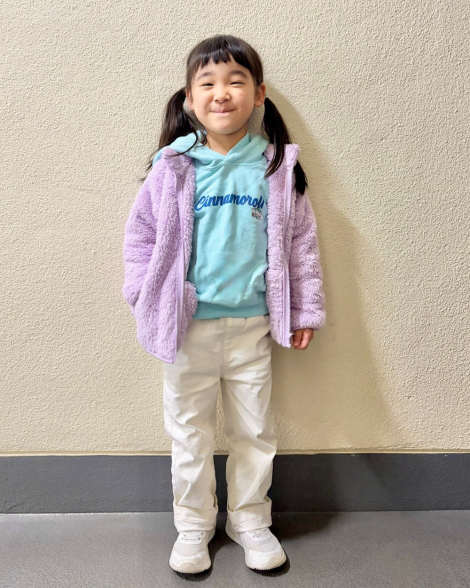 Детская мягкая куртка UNIQLO из искусственного меха 1159856884 (Сиреневый 13) на рост 155-165 см