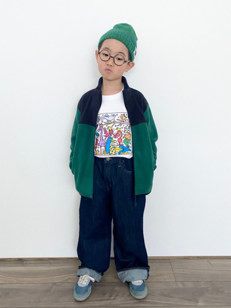 Детская флисовая куртка UNIQLO 1159858179 (Зеленый 11-12) на рост 145-155 см