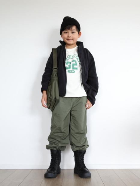 Детская флисовая куртка UNIQLO кофта 1159858550 (Черный 13) на рост 155-165 см