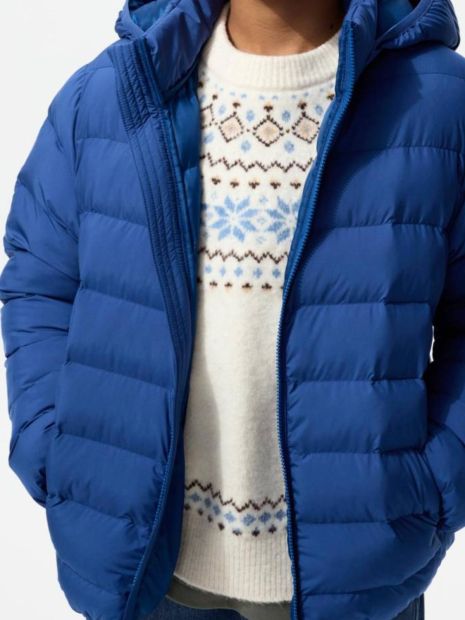 Дитяча куртка UNIQLO PUFFERTECH 1159860301 (Синій 115-125) на зріст 115-125 см