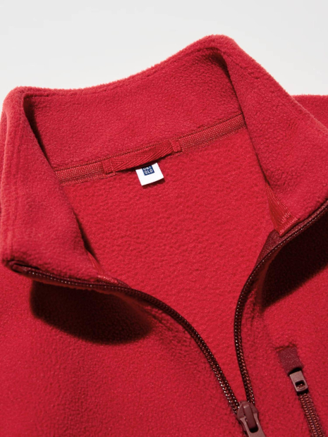 Детская флисовая куртка UNIQLO кофта 1159860521 (Красный 115-125) на рост 115-125 см