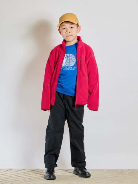 Дитяча флісова куртка UNIQLO кофта 1159860521 (Червоний 115-125) на зріст 115-125 см