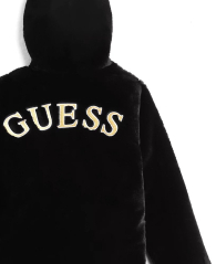Детская куртка GUESS из экомеха 1159840272 (Черный 16)