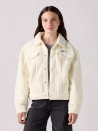 Детская куртка Levi's шерпа 1159841974 (Молочный 155-159)