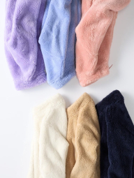 Дитяча м'яка куртка UNIQLO зі штучного хутра 1159844046 (Бежевий 145-155)