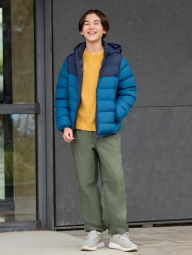 Детская куртка UNIQLO PUFFERTECH 1159846132 (Синий 155-165)