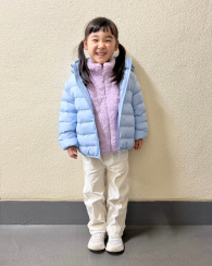 Детская мягкая куртка UNIQLO из искусственного меха 1159856884 (Сиреневый 13) на рост 155-165 см