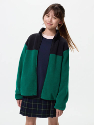 Детская флисовая куртка UNIQLO 1159858179 (Зеленый 11-12) на рост 145-155 см
