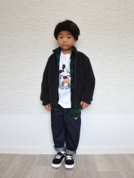 Детская флисовая куртка UNIQLO кофта 1159858550 (Черный 13) на рост 155-165 см