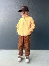 Детская флисовая куртка UNIQLO кофта 1159859002 (Желтый 11-12) на рост 145-155 см