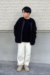 Дитяча куртка з екомеха UNIQLO з флісом усередині 1159859094 (Чорний 11-12) на зріст 145-155 см