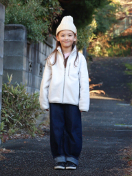 Детская флисовая куртка UNIQLO кофта 1159860481 (Молочный 135-145) на рост 135-145 см