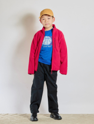 Дитяча флісова куртка UNIQLO кофта 1159860521 (Червоний 115-125) на зріст 115-125 см
