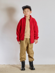 Дитяча флісова куртка UNIQLO кофта 1159860521 (Червоний 115-125) на зріст 115-125 см