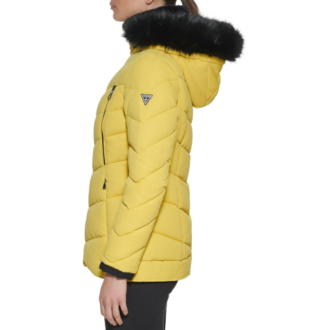 Теплая женская куртка Guess 1159838161 (Желтый XL)