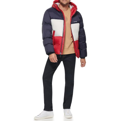 Мужская куртка Tommy Hilfiger с капюшоном 1159838179 (Разные цвета L)